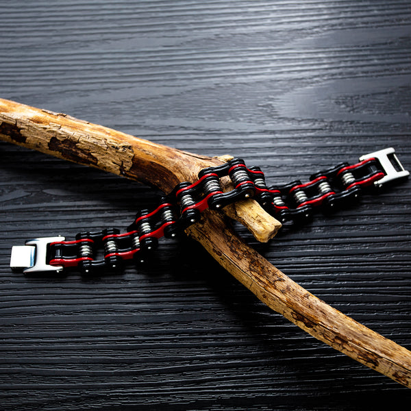 Men's Fashion Big Harley Bike Bracelet-Mens Bracelet-SunnyHouse Jewelry