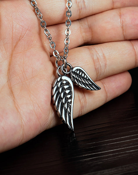 Men's Fashion Lucky Wing Pendant Necklace-Mens Pendant Necklace-SunnyHouse Jewelry