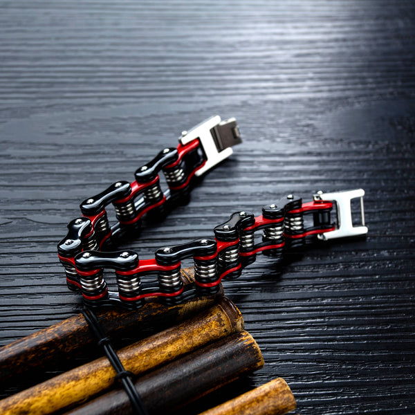 Men's Fashion Big Harley Bike Bracelet-Mens Bracelet-SunnyHouse Jewelry