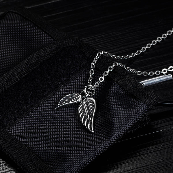 Men's Fashion Lucky Wing Pendant Necklace-Mens Pendant Necklace-SunnyHouse Jewelry