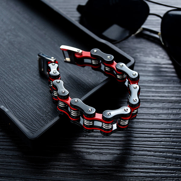 Men's Fashion Big Harley Bike Bracelet-Mens Bracelet-SunnyHouse Jewelry