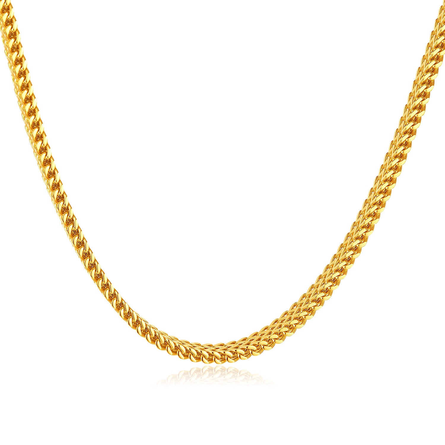Classic Gold Rope Chain Necklace for Men - Stylish and Durable Jewelry Piece-Men's Necklace-SunnyHouse Jewelry
