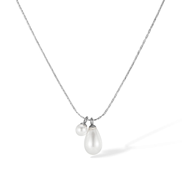 Elegant Pearl Drop Pendant Necklace for Women-Women's Necklace-SunnyHouse Jewelry
