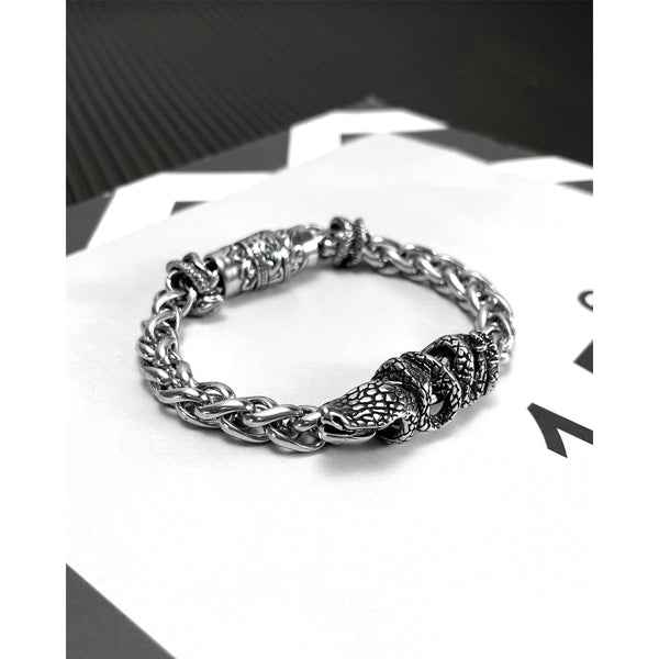 Men's Fashion Hip Hop Snake Bracelet-Mens Bracelet-SunnyHouse Jewelry