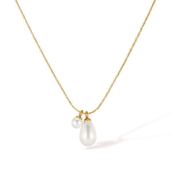 Elegant Pearl Drop Pendant Necklace for Women-Women's Necklace-SunnyHouse Jewelry