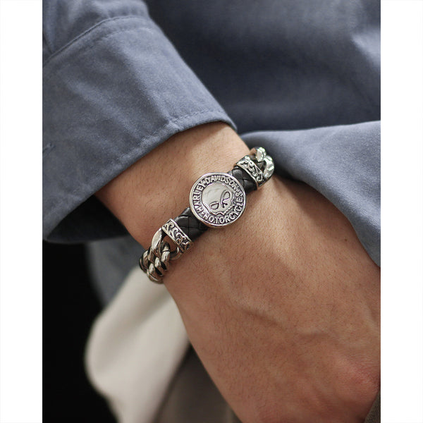 Men's Fashion Hip Hop Skull Bracelet-Mens Bracelet-SunnyHouse Jewelry