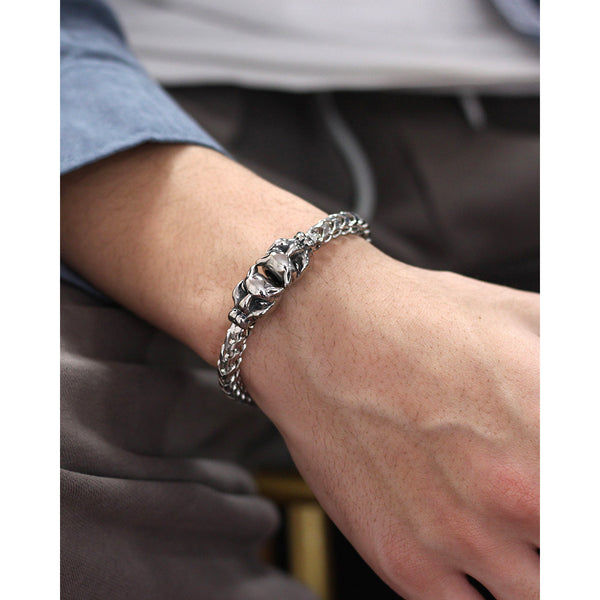 Men's Fashion Hiphop Alien Bracelet-Mens Bracelet-SunnyHouse Jewelry