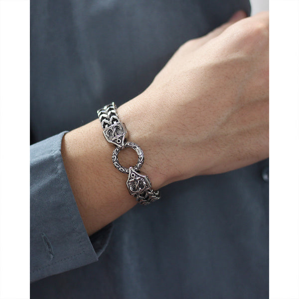 Men's Fashion Hiphop Anchor Bracelet-Mens Bracelet-SunnyHouse Jewelry