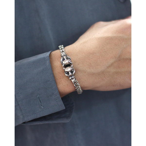Men's Fashion Hiphop Alien Bracelet-Mens Bracelet-SunnyHouse Jewelry