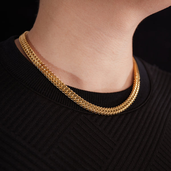 Classic Gold Rope Chain Necklace for Men - Stylish and Durable Jewelry Piece-Men's Necklace-SunnyHouse Jewelry