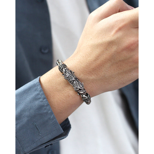 Men's Fashion Jesus Cross Bracelet-Mens Bracelet-SunnyHouse Jewelry