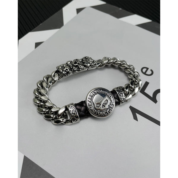 Men's Fashion Hip Hop Skull Bracelet-Mens Bracelet-SunnyHouse Jewelry