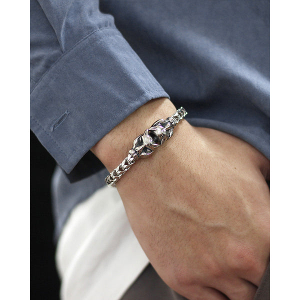 Men's Fashion Hiphop Alien Bracelet-Mens Bracelet-SunnyHouse Jewelry