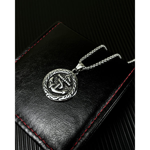 Men's Fashion Hiphop Anchor Pendant Necklace-Mens Pendant Necklace-SunnyHouse Jewelry