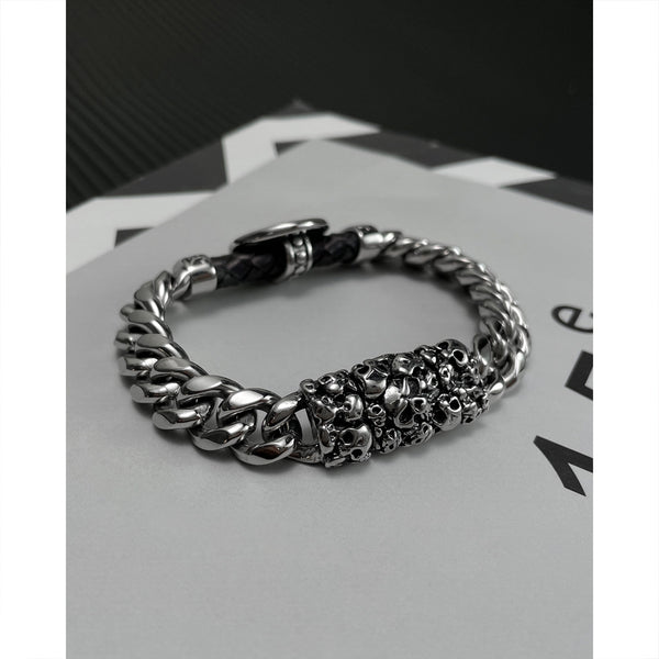 Men's Fashion Hip Hop Skull Bracelet-Mens Bracelet-SunnyHouse Jewelry