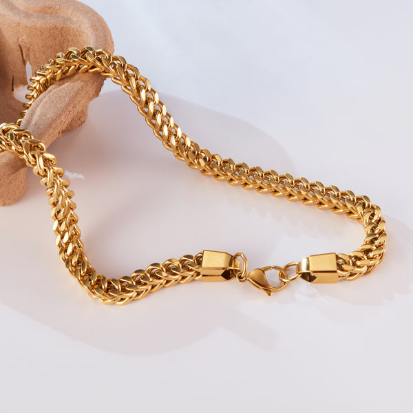 Classic Gold Cuban Chain Necklace for Men - Premium, Heavy-Duty Fashion Accessory-Men's Necklace-SunnyHouse Jewelry
