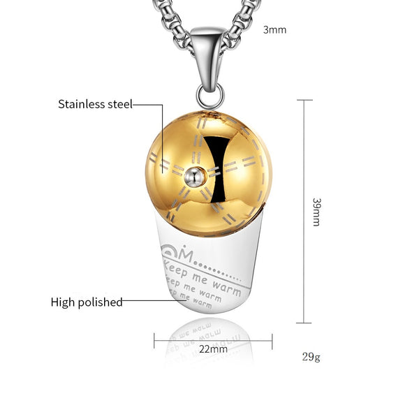 Men's Fashion Keep Me Warm Cap Pendant Necklace-Mens Pendant Necklace-SunnyHouse Jewelry