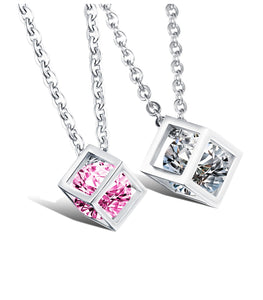 His & Hers Matching Set We Are Diamonds Couple Necklace Couple Jewelry Set-Couple Necklace-SunnyHouse Jewelry