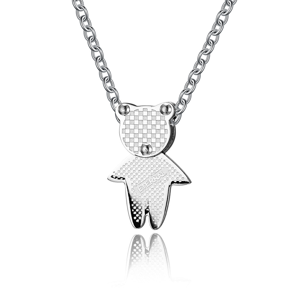 Men's Fashion Eternal Bear Pendant Necklace-Mens Pendant Necklace-SunnyHouse Jewelry