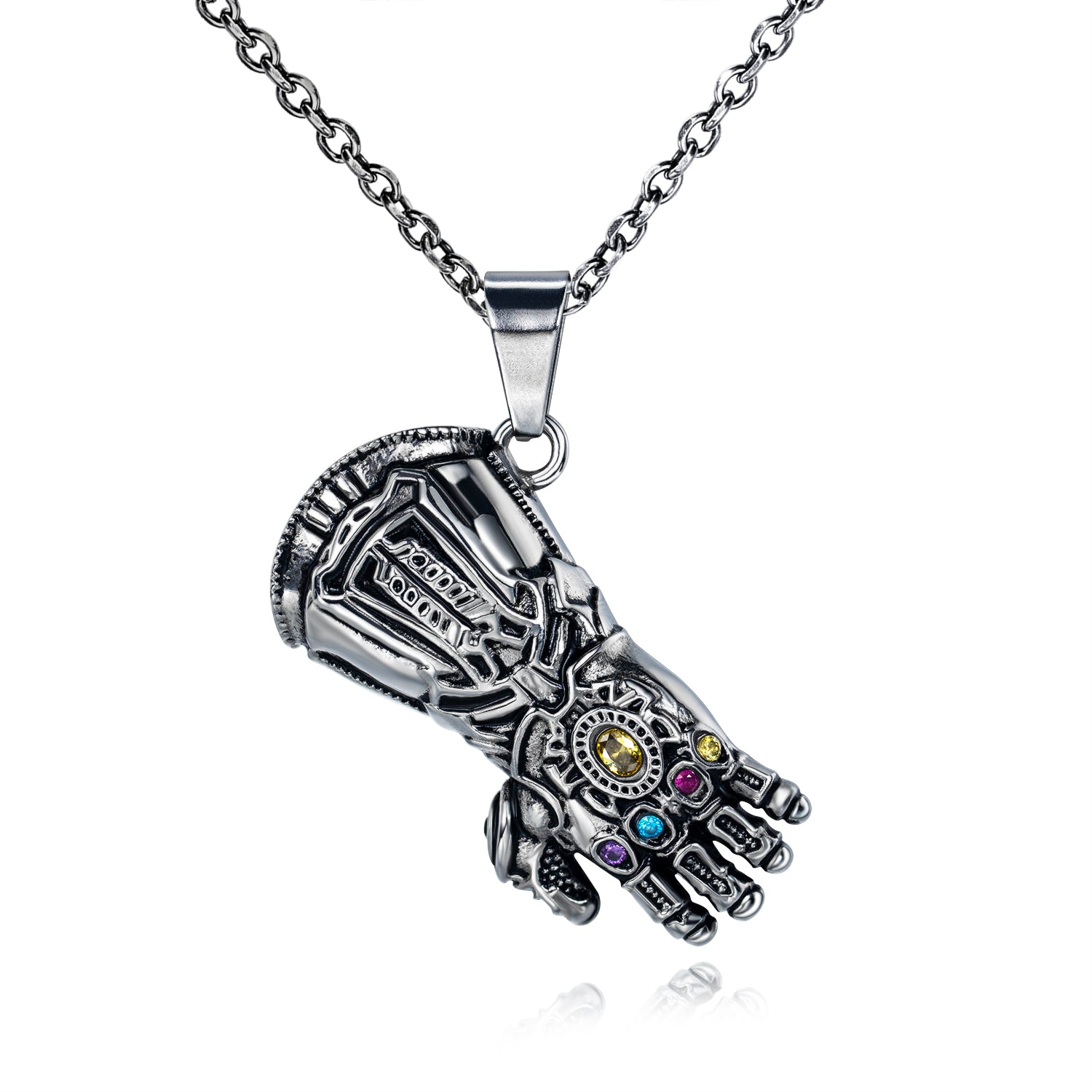 Men's Fashion Robot Glove Pendant Necklace-Mens Pendant Necklace-SunnyHouse Jewelry