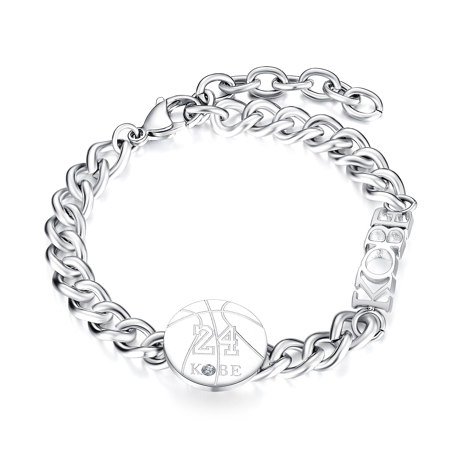 Men's Fashion NBA Star Kobe Bracelet-Mens Bracelet-SunnyHouse Jewelry