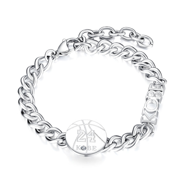 Men's Fashion NBA Star Kobe Bracelet-Mens Bracelet-SunnyHouse Jewelry