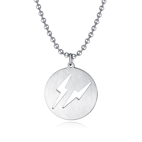 Men's Fashion Flash Pendant Necklace-Mens Pendant Necklace-SunnyHouse Jewelry