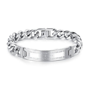 Men's Fashion Cross Bracelet-Mens Bracelet-SunnyHouse Jewelry