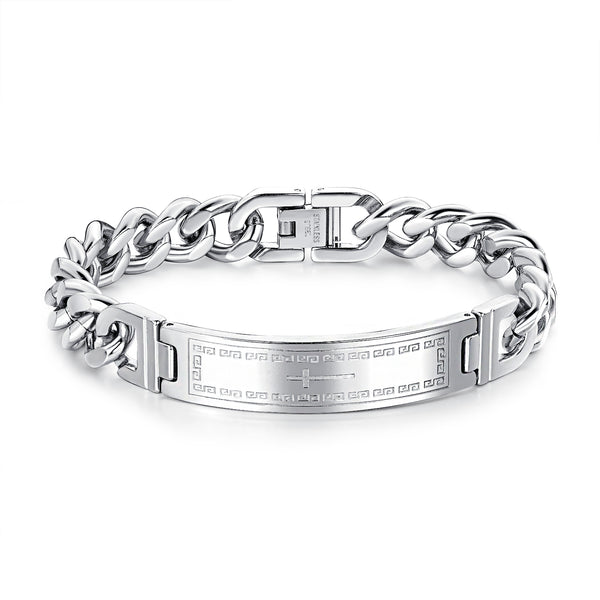 Men's Fashion Cross Bracelet-Mens Bracelet-SunnyHouse Jewelry
