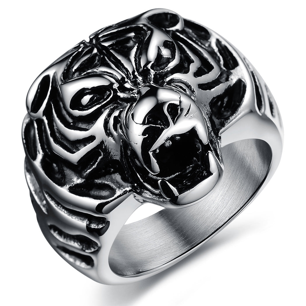 Men's Fashion Tiger Hip Hop Ring-Mens Ring-SunnyHouse Jewelry