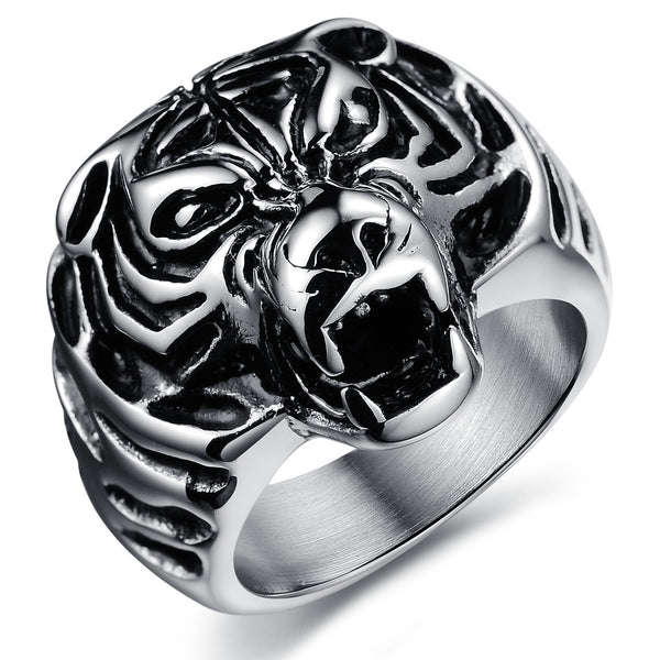 Men's Fashion Tiger Hip Hop Ring-Mens Ring-SunnyHouse Jewelry
