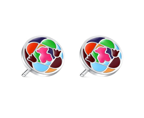 Women's Fashion Teddy Bear Earrings-Womens Earrings-SunnyHouse Jewelry