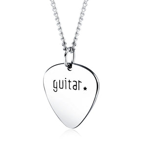 Men's Fashion Guitar Pendant Necklace-Mens Pendant Necklace-SunnyHouse Jewelry