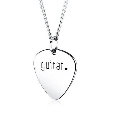 Men's Fashion Guitar Pendant Necklace-Mens Pendant Necklace-SunnyHouse Jewelry