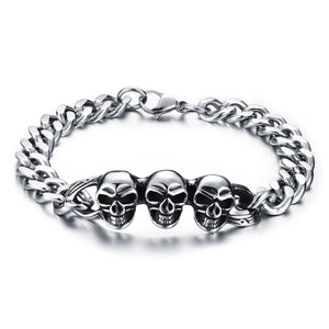 Men's Fashion Hip Hop Skull Bracelet-Mens Bracelet-SunnyHouse Jewelry