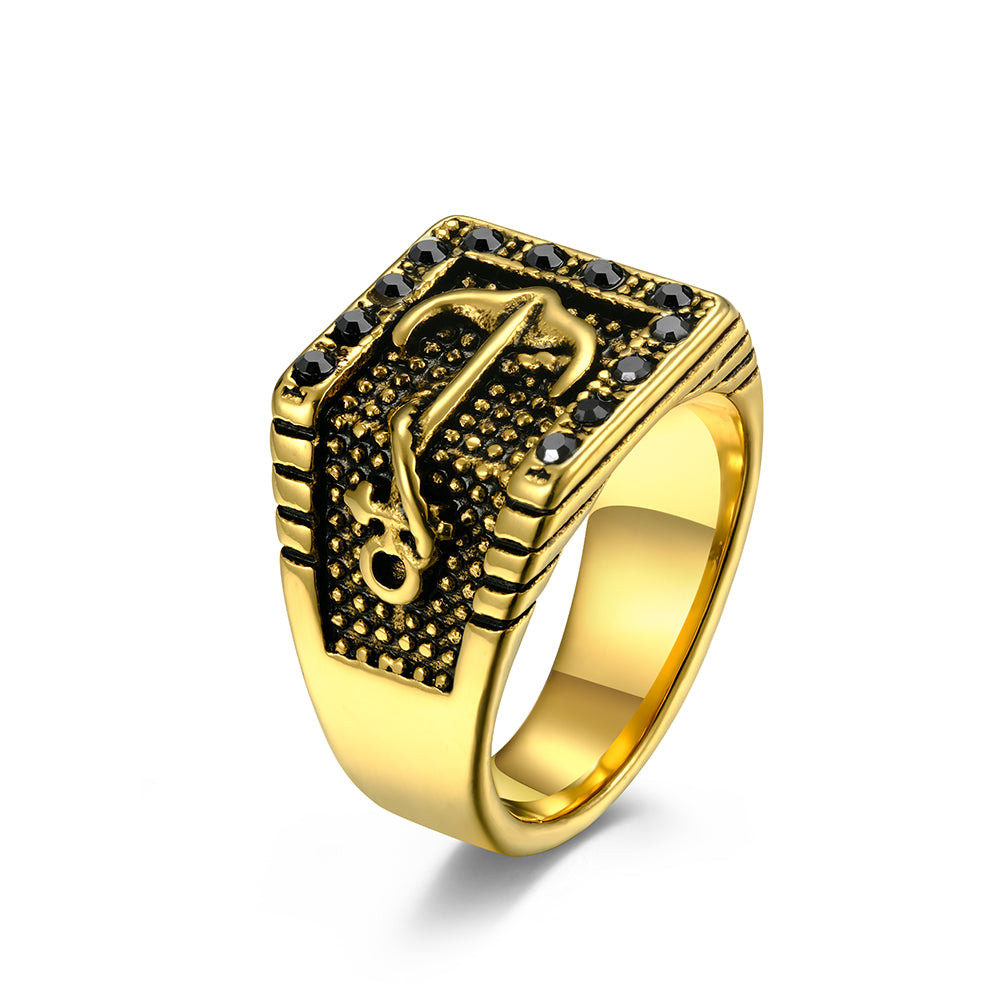 Men's Fashion Lucky Anchor Ring-Mens Ring-SunnyHouse Jewelry