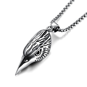 Men's Fashion Eagle Head Pendant Necklace-Mens Pendant Necklace-SunnyHouse Jewelry