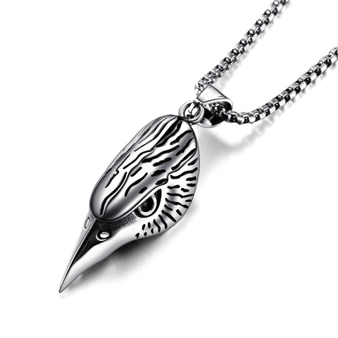 Men's Fashion Eagle Head Pendant Necklace-Mens Pendant Necklace-SunnyHouse Jewelry