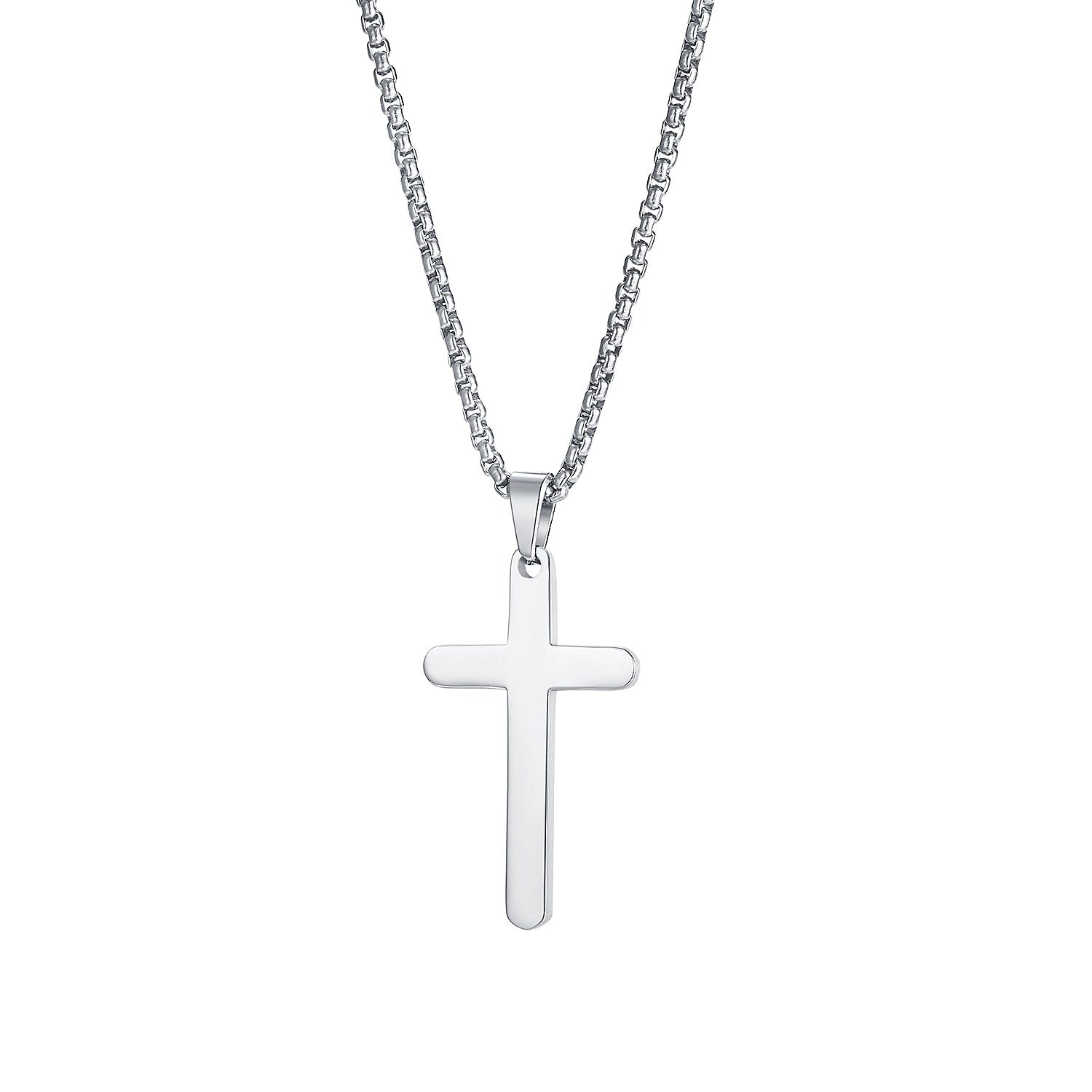 Men's Fashion Cross Pendant Necklace-Mens Pendant Necklace-SunnyHouse Jewelry