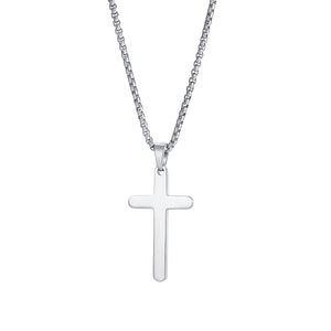 Men's Fashion Cross Pendant Necklace-Mens Pendant Necklace-SunnyHouse Jewelry