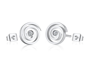 Women's Fashion Whirl Earrings-Womens Earrings-SunnyHouse Jewelry
