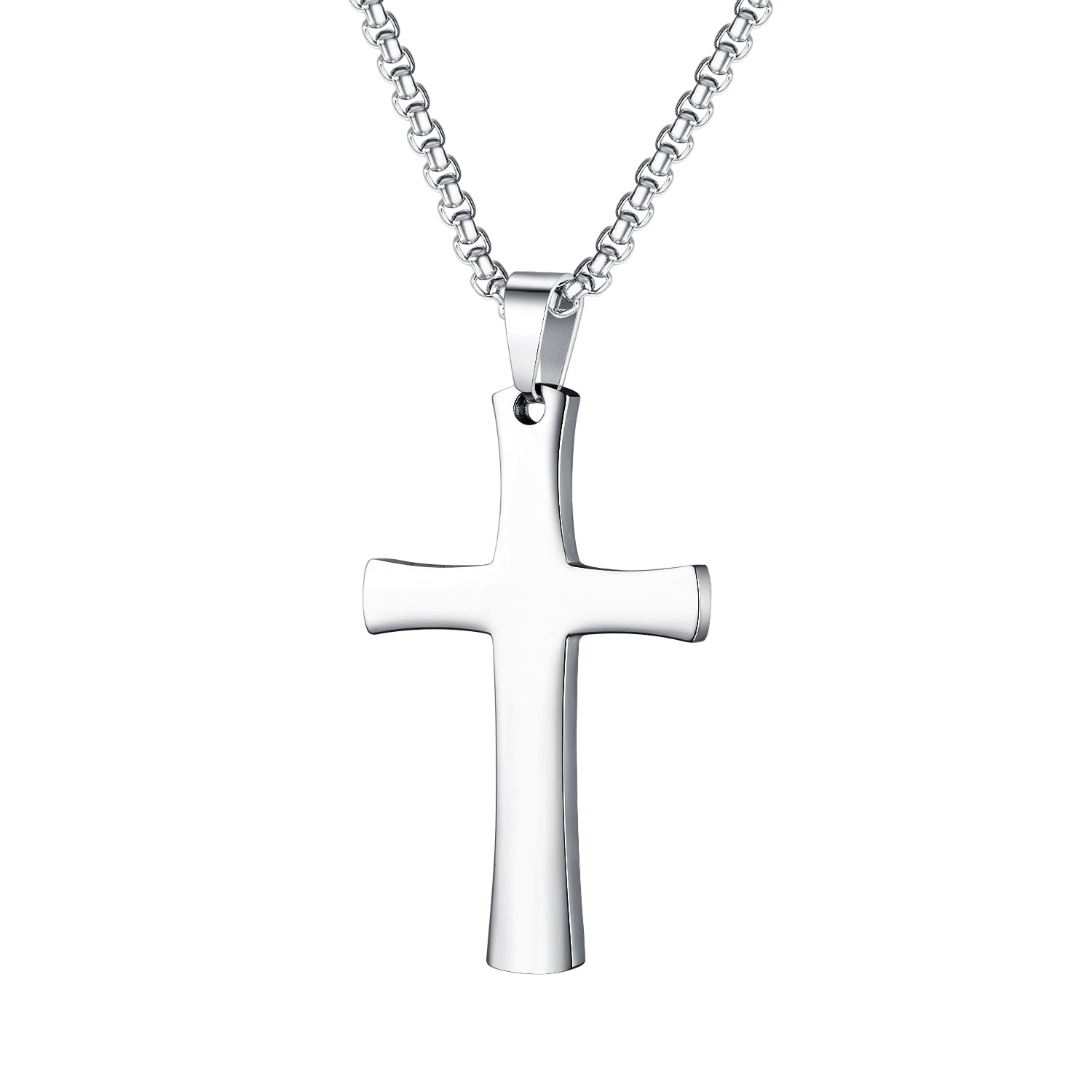 Men's Fashion Cross Pendant Necklace-Mens Pendant Necklace-SunnyHouse Jewelry
