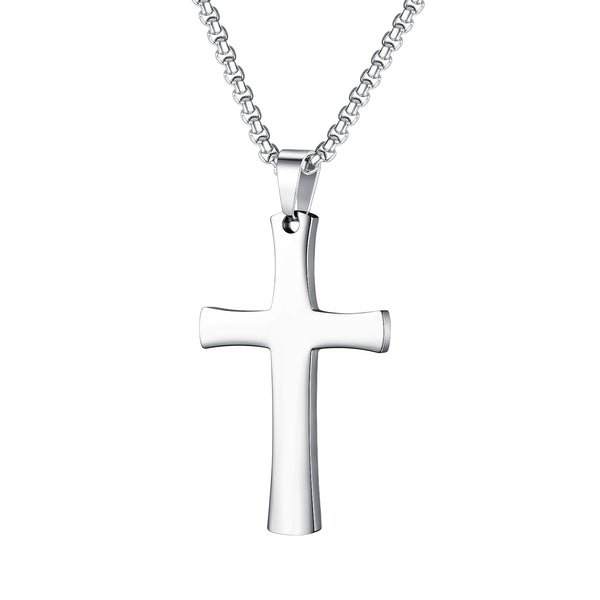 Men's Fashion Cross Pendant Necklace-Mens Pendant Necklace-SunnyHouse Jewelry