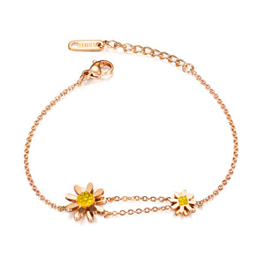 Women's Fashion Daisy Bracelet-Womens Bracelet-SunnyHouse Jewelry