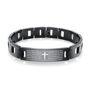 Men's Fashion God Cross Bracelet-Mens Bracelet-SunnyHouse Jewelry