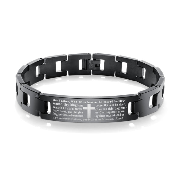 Men's Fashion God Cross Bracelet-Mens Bracelet-SunnyHouse Jewelry