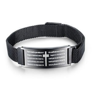 Men's Fashion Cross Belt Bracelet-Mens Bracelet-SunnyHouse Jewelry