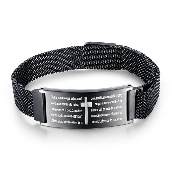 Men's Fashion Cross Belt Bracelet-Mens Bracelet-SunnyHouse Jewelry