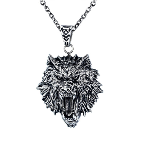 Men's Fashion Tiger Pendant Necklace-Mens Pendant Necklace-SunnyHouse Jewelry