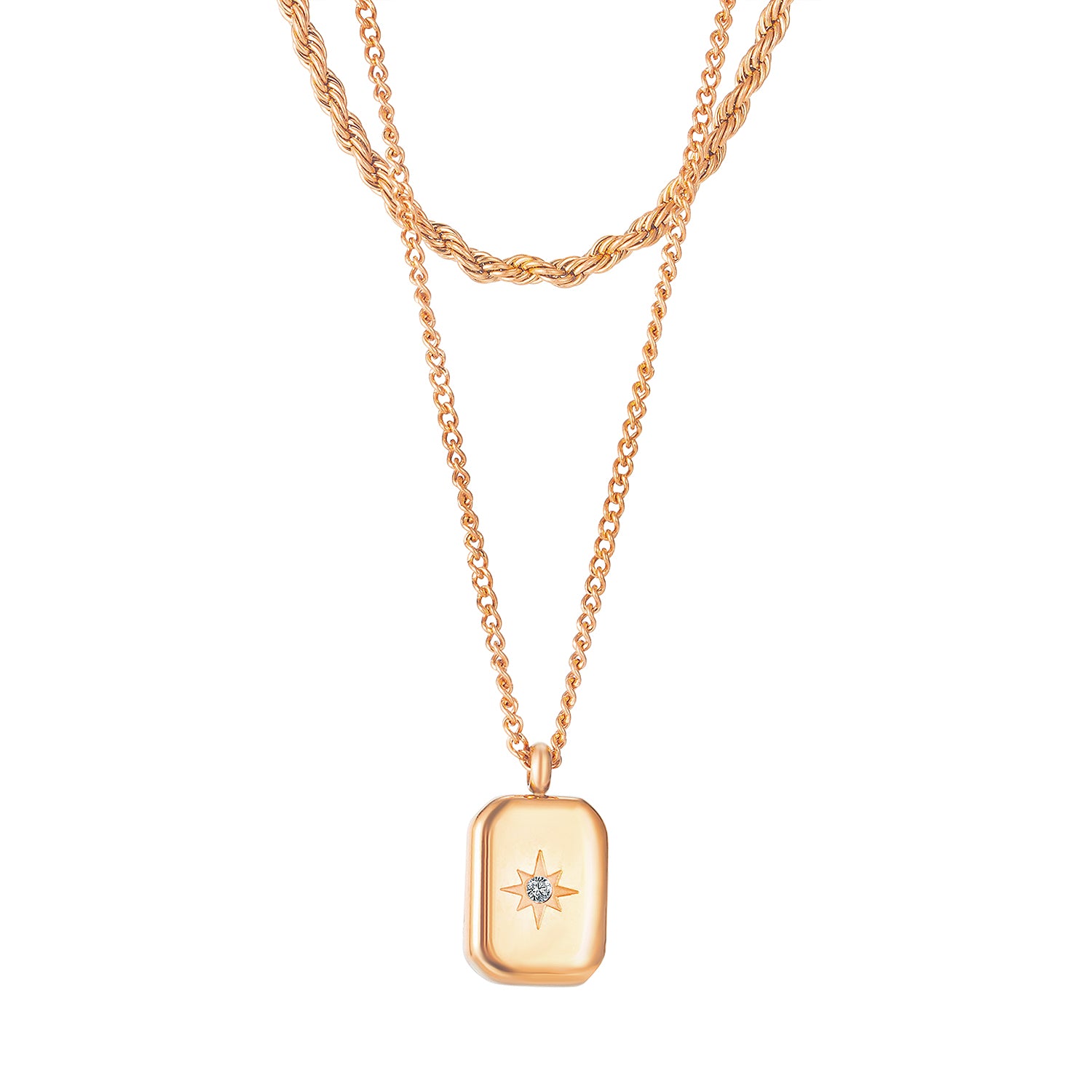 Women's Fashion Lucky Star Pendant Necklace-Womens Pendant Necklace-SunnyHouse Jewelry